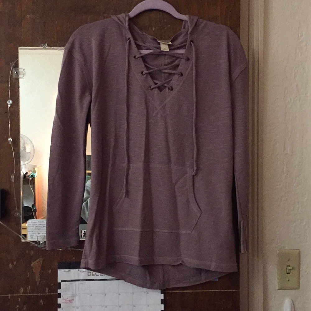 MOSSIMO - dusty purple lightweight sweatshirt